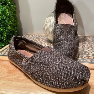 Toms Women’s Tweed Flats size 8